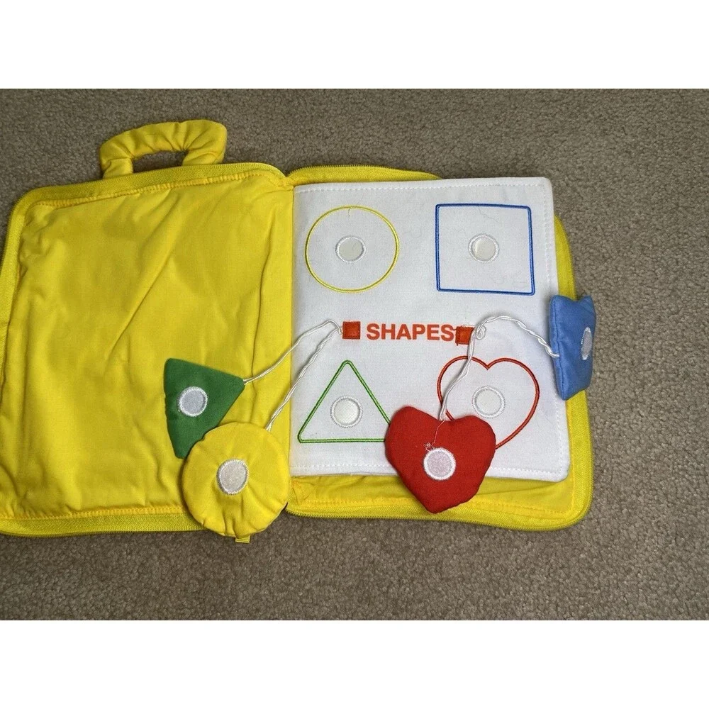 deMoca My Quiet Book Montessori Sensory Toddler Busy Activity Toy Travel Skills